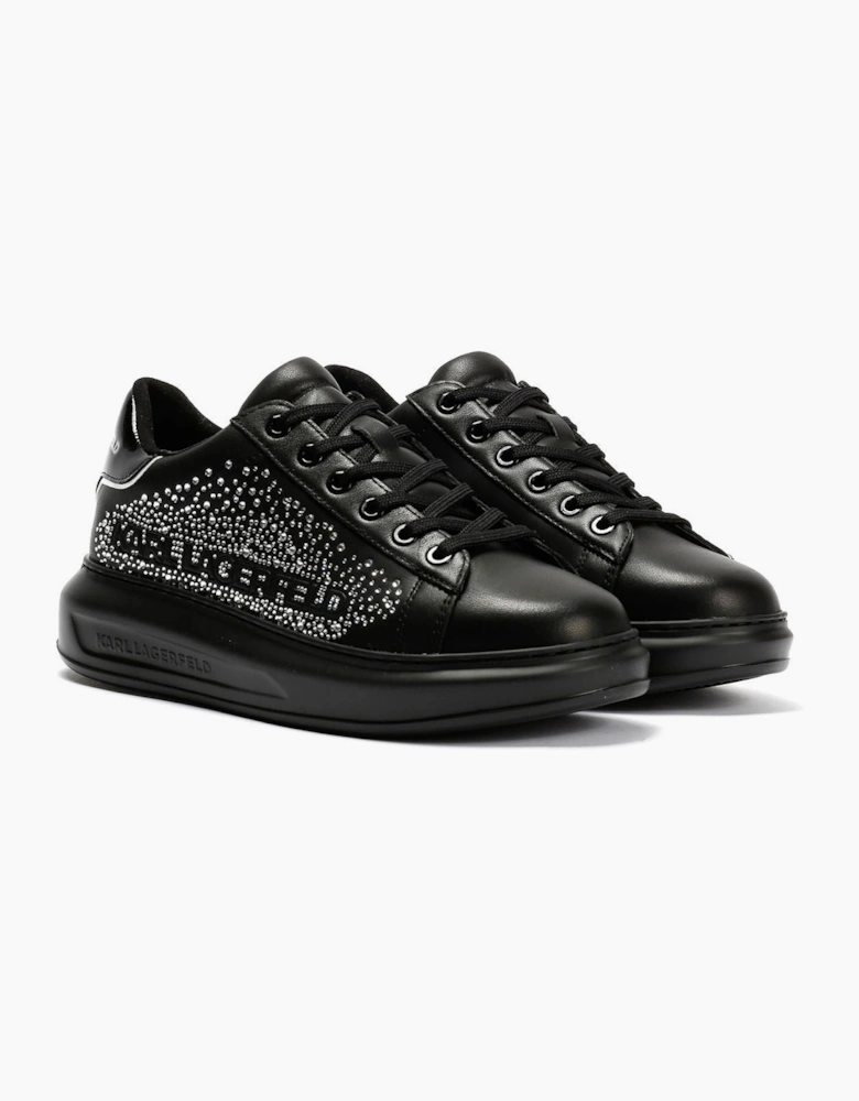 Karl Lagerfeld Kapri Konstellation Leather Women's Black/Silver Trainers