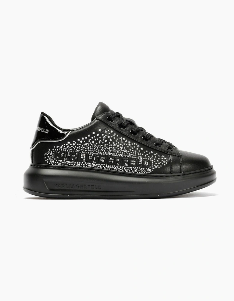 Karl Lagerfeld Kapri Konstellation Leather Women's Black/Silver Trainers