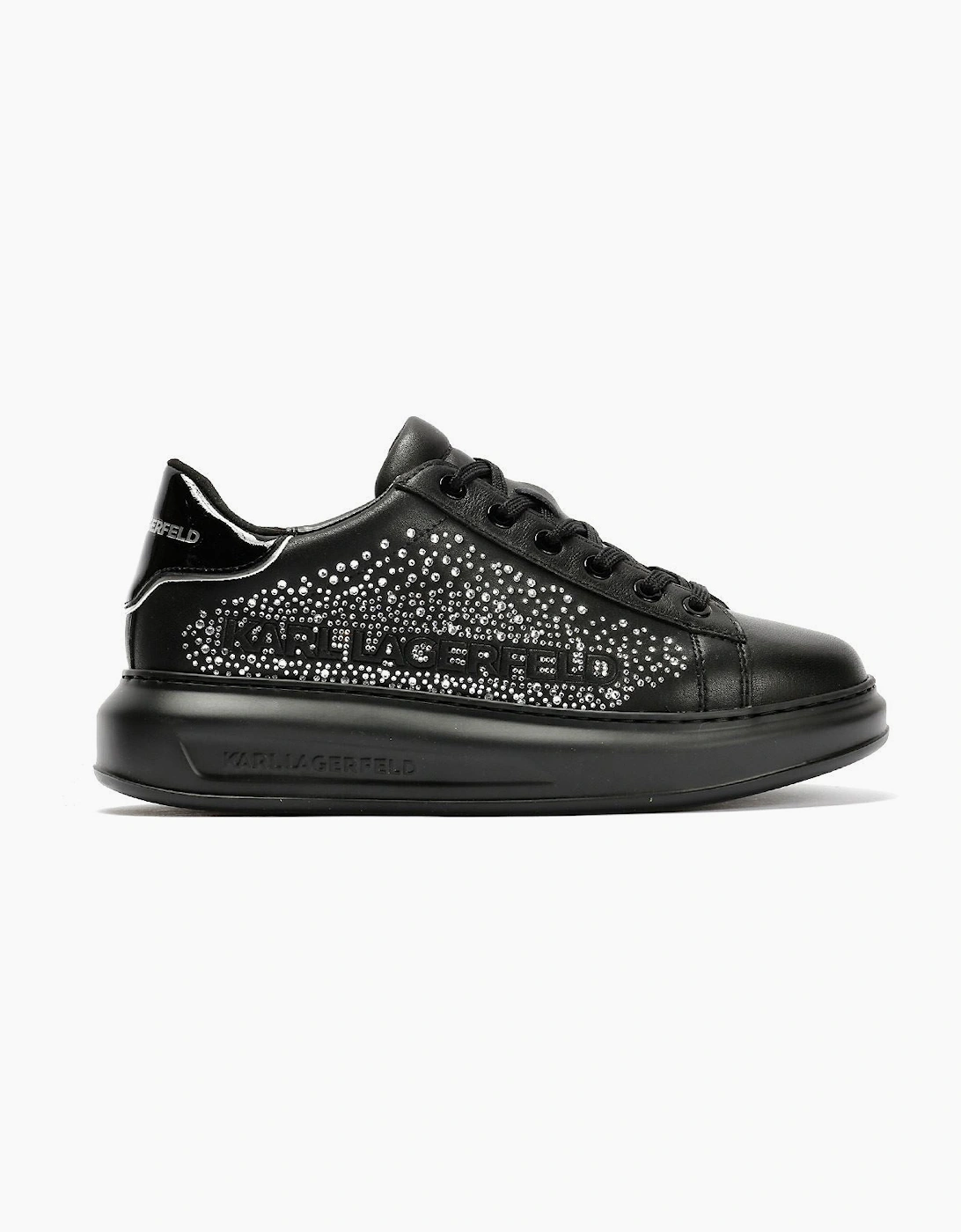 Karl Lagerfeld Kapri Konstellation Leather Women's Black/Silver Trainers