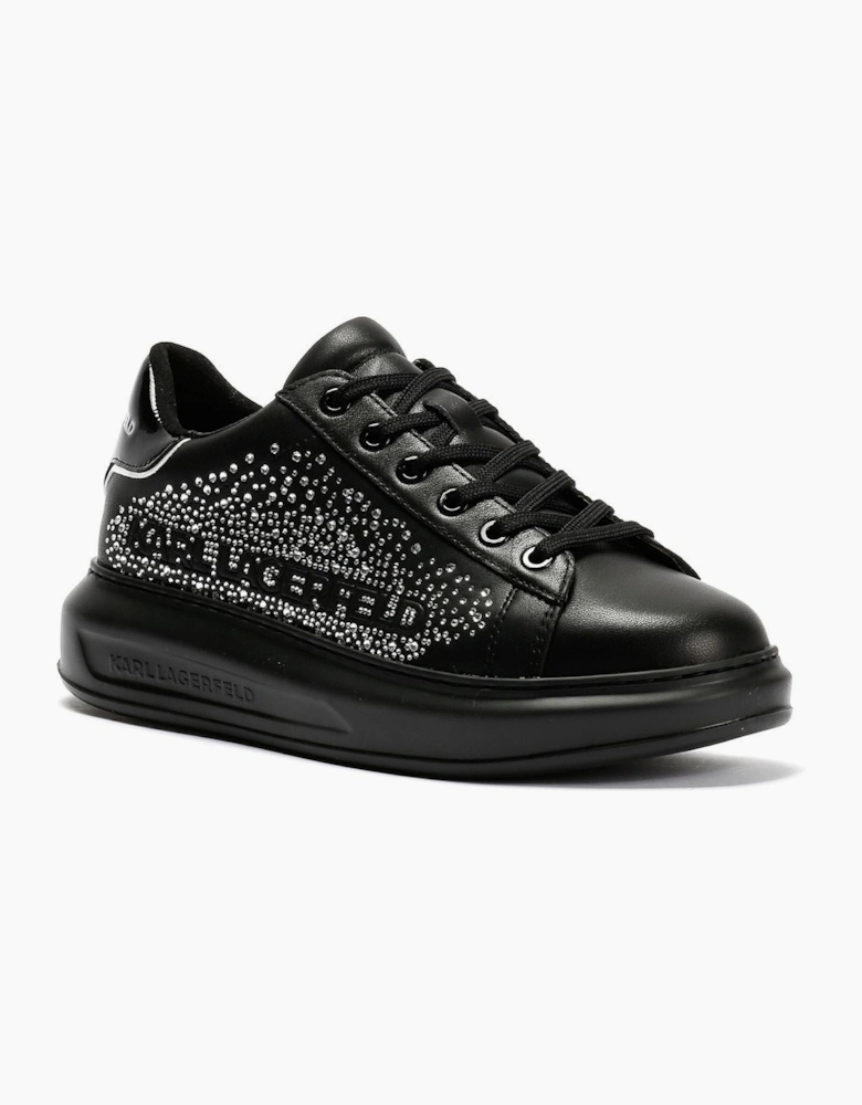 Karl Lagerfeld Kapri Konstellation Leather Women's Black/Silver Trainers