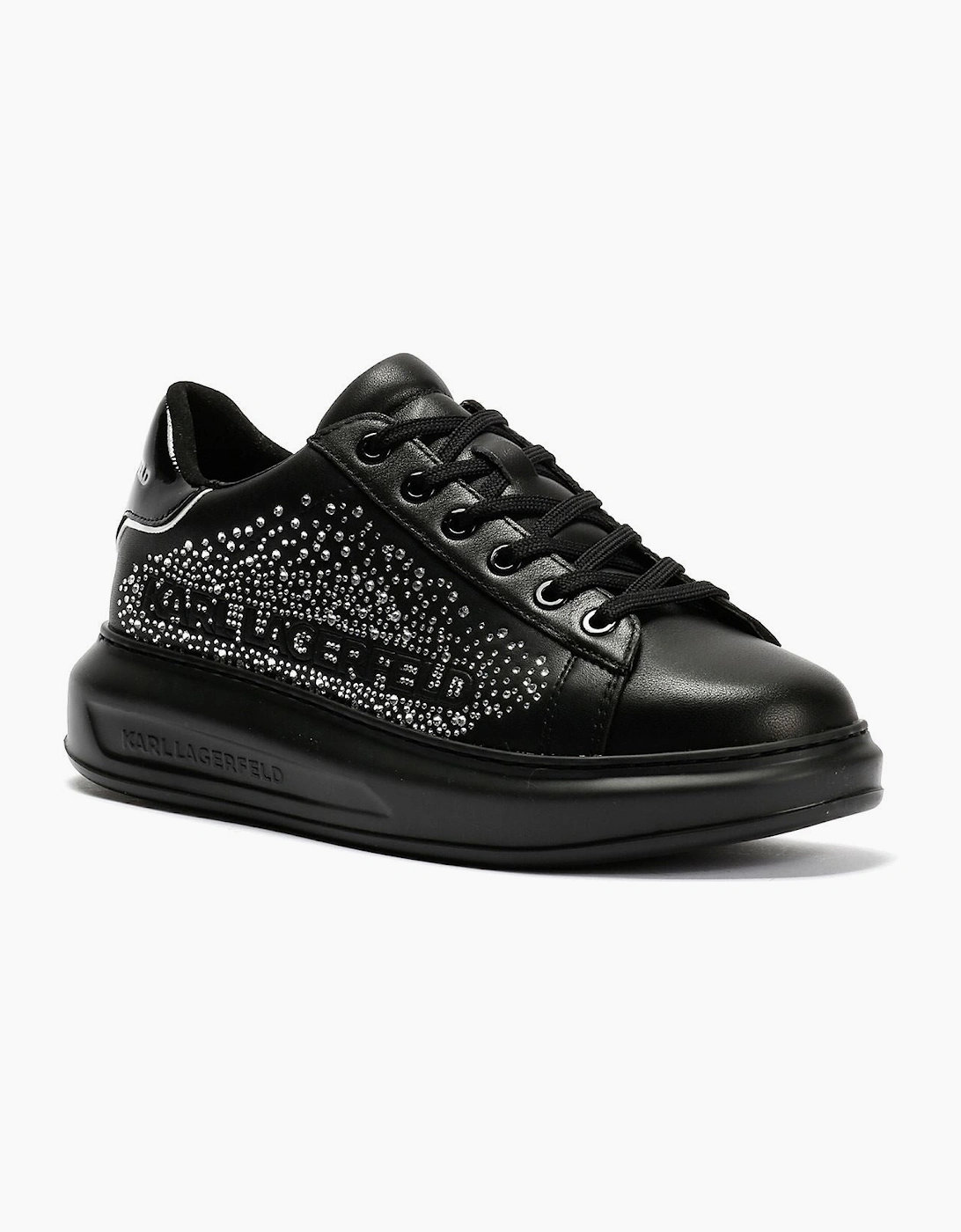 Karl Lagerfeld Kapri Konstellation Leather Women's Black/Silver Trainers