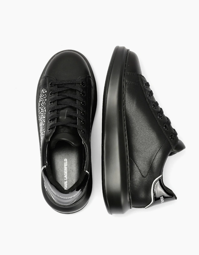 Karl Lagerfeld Kapri Konstellation Leather Women's Black/Silver Trainers