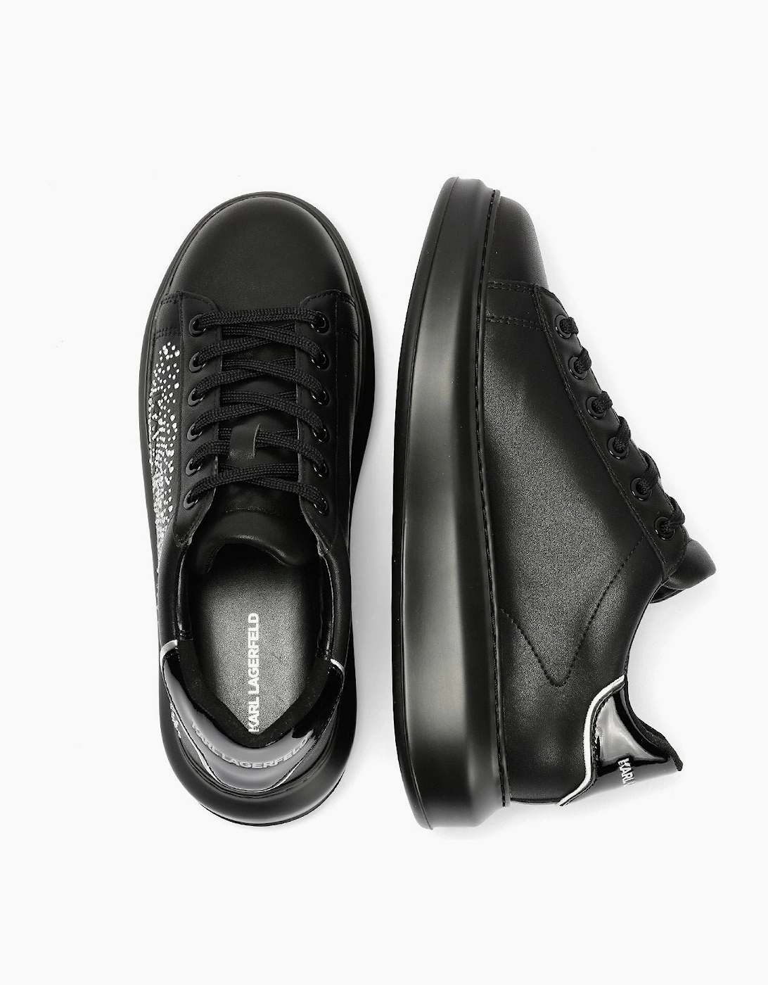Karl Lagerfeld Kapri Konstellation Leather Women's Black/Silver Trainers