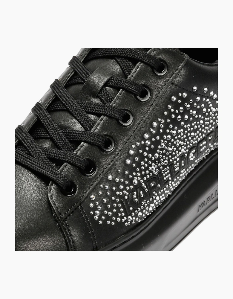 Karl Lagerfeld Kapri Konstellation Leather Women's Black/Silver Trainers