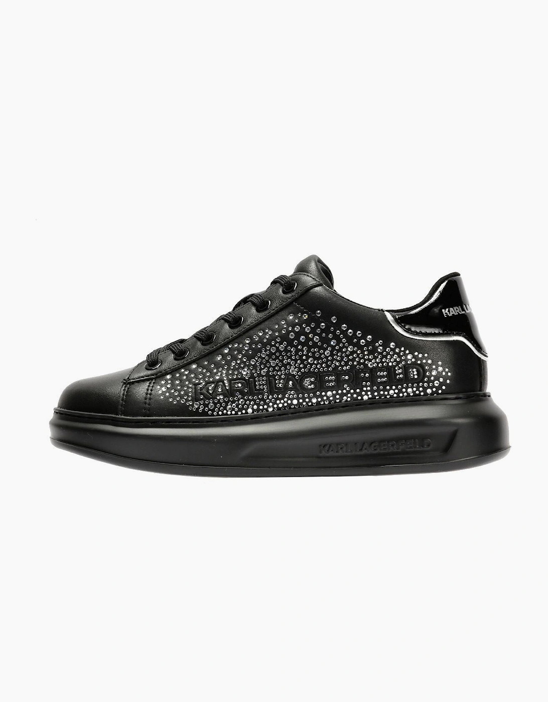 Karl Lagerfeld Kapri Konstellation Leather Women's Black/Silver Trainers