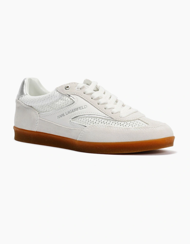 Karl Lagerfeld Kandidate Mesh Mix Women's White Trainers