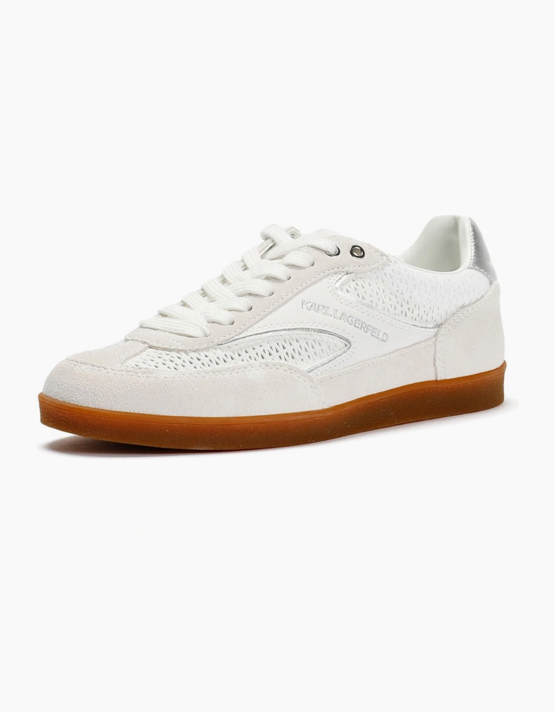 Karl Lagerfeld Kandidate Mesh Mix Women's White Trainers