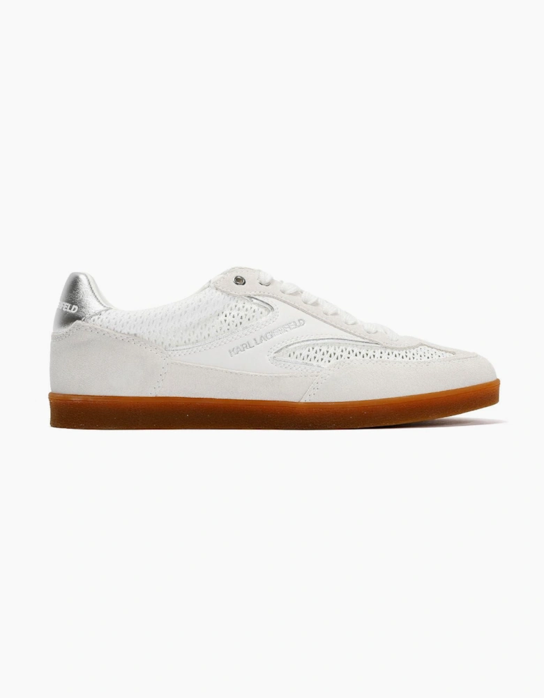 Karl Lagerfeld Kandidate Mesh Mix Women's White Trainers