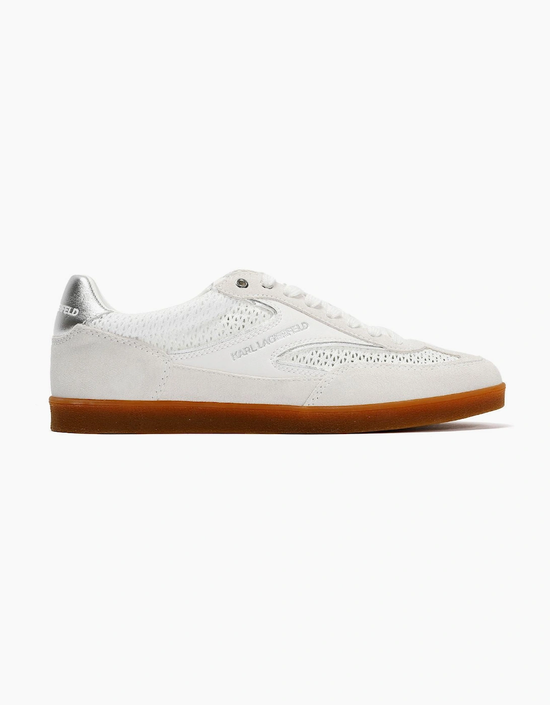 Karl Lagerfeld Kandidate Mesh Mix Women's White Trainers