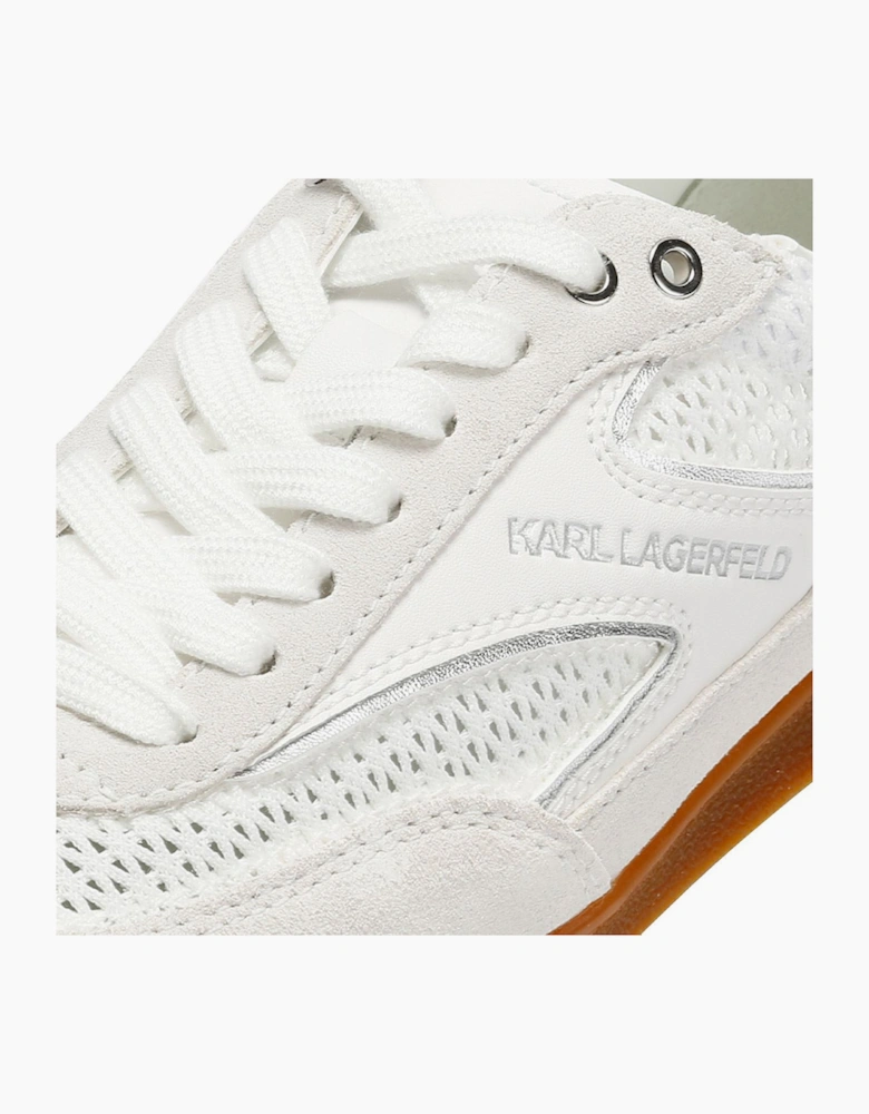 Karl Lagerfeld Kandidate Mesh Mix Women's White Trainers