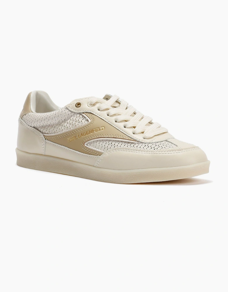 Karl Lagerfeld Kandidate Mesh Mix Women's Cream Trainers