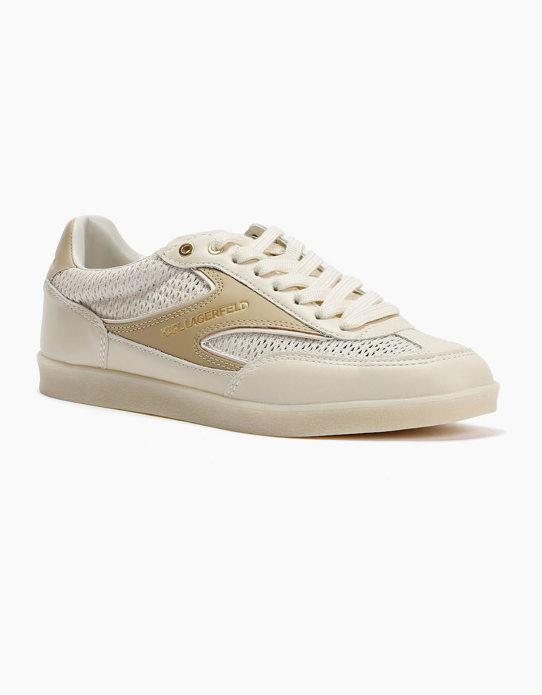 Karl Lagerfeld Kandidate Mesh Mix Women's Cream Trainers