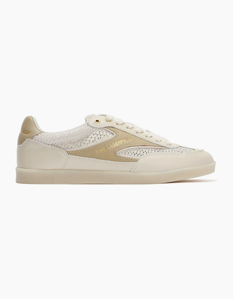 Karl Lagerfeld Kandidate Mesh Mix Women's Cream Trainers