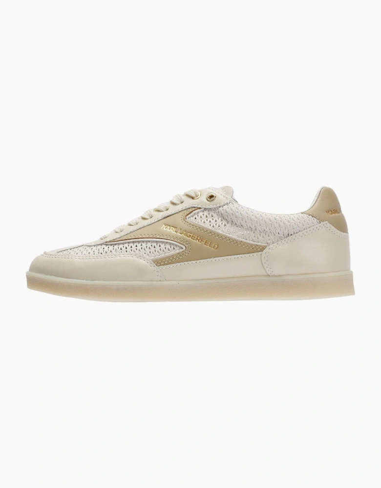 Karl Lagerfeld Kandidate Mesh Mix Women's Cream Trainers