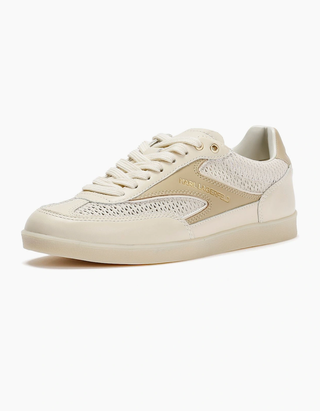 Karl Lagerfeld Kandidate Mesh Mix Women's Cream Trainers