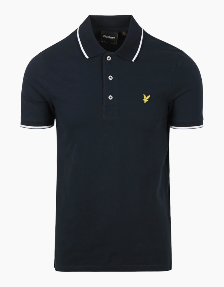 Lyle & Scott Mens Polo Shirt Tipped Short Sleeve Tee