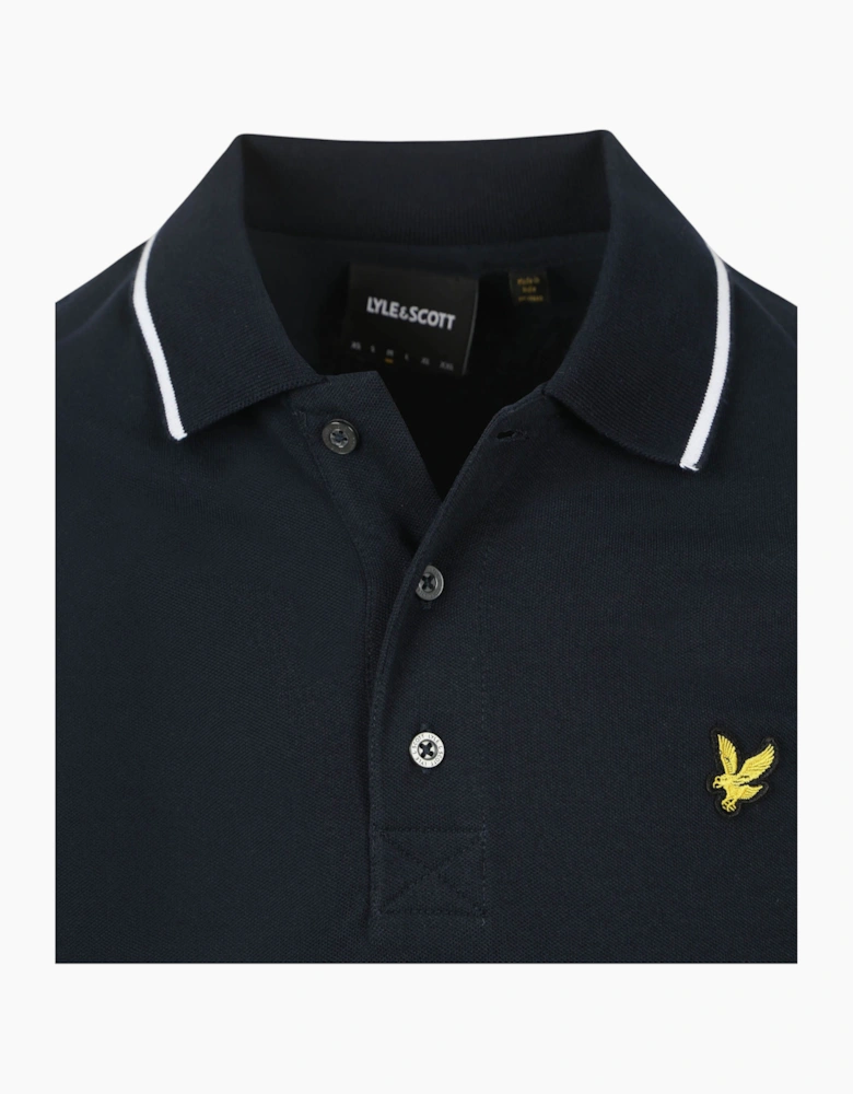 Lyle & Scott Mens Polo Shirt Tipped Short Sleeve Tee