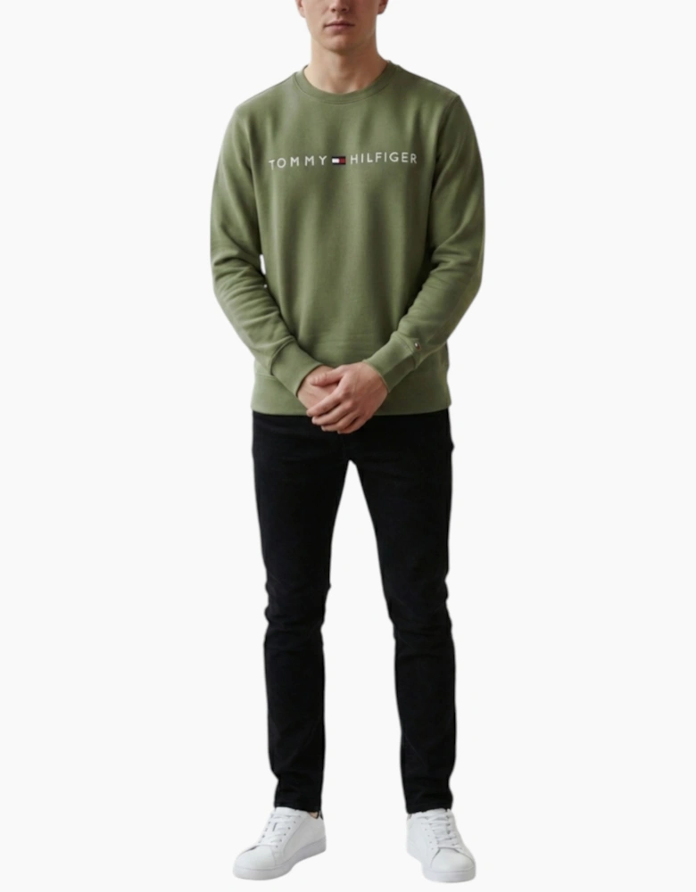 Tommy Hilfiger Mens Sweatshirt Terry Cotton Jumper