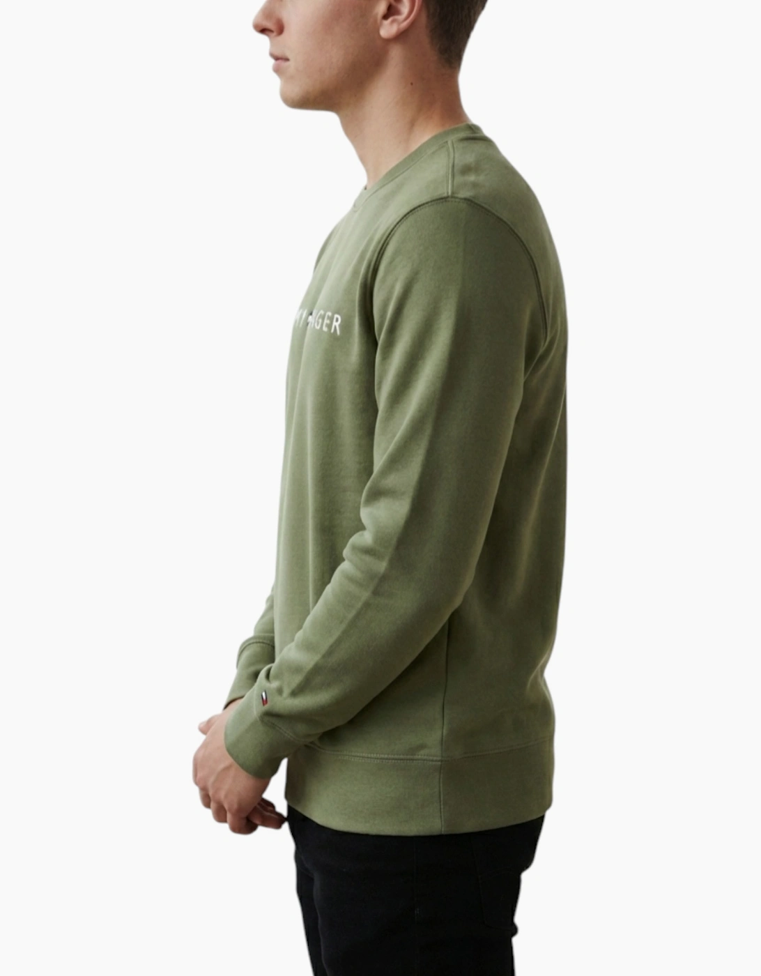 Tommy Hilfiger Mens Sweatshirt Terry Cotton Jumper