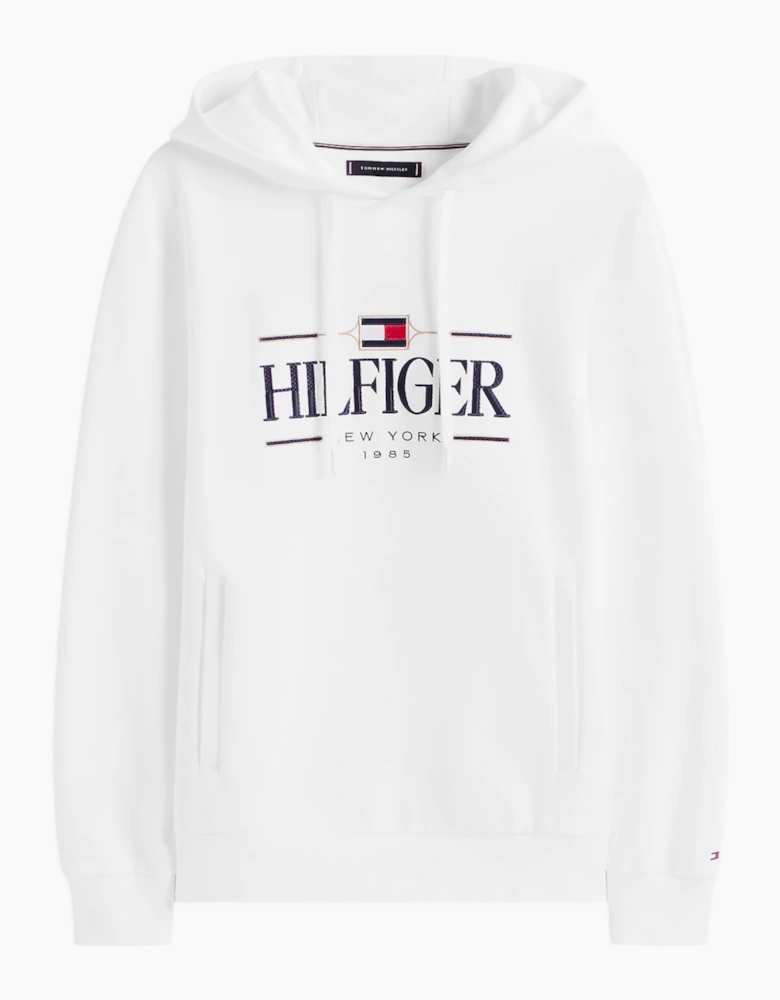 Tommy Hilfiger Mens Hoodies Tonal Logo Embroidery Casual Cotton Long Sleeve Top