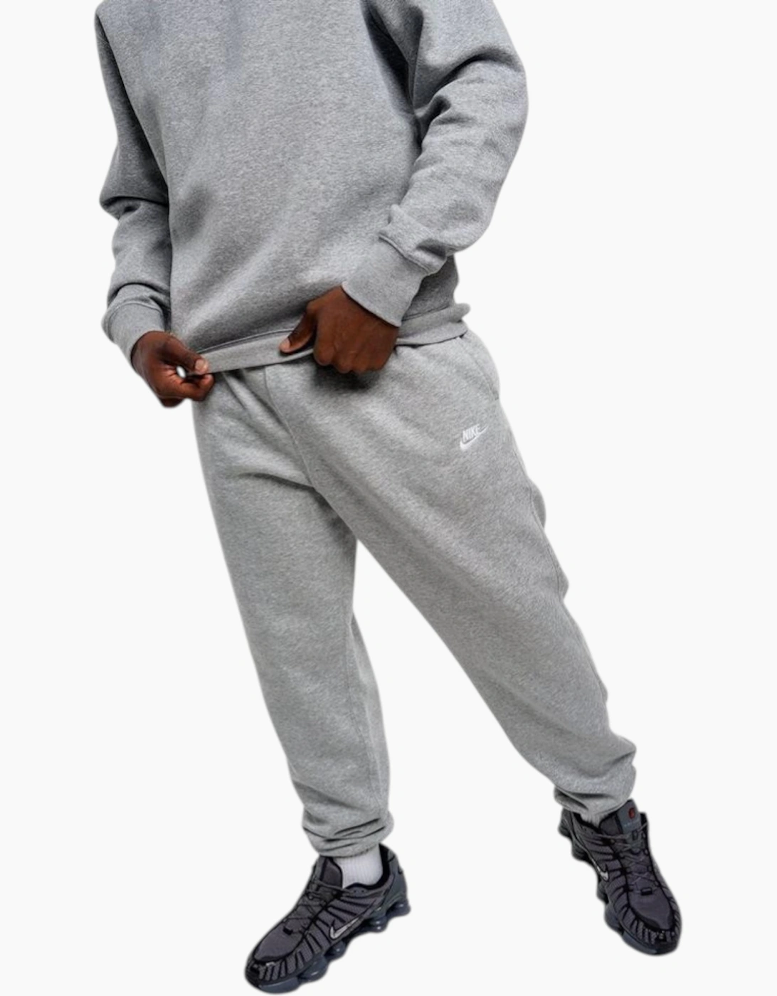 Nike Club Mens Tracksuit Crew Neck Pullover Sweatshirt Fleece