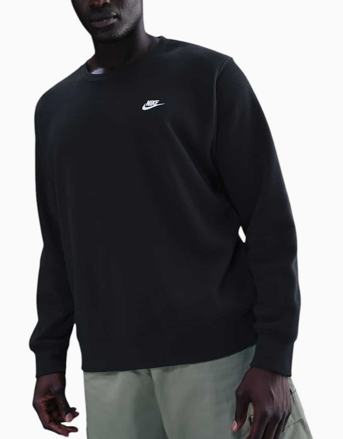 Nike Club Mens Tracksuit Crew Neck Pullover Sweatshirt Fleece