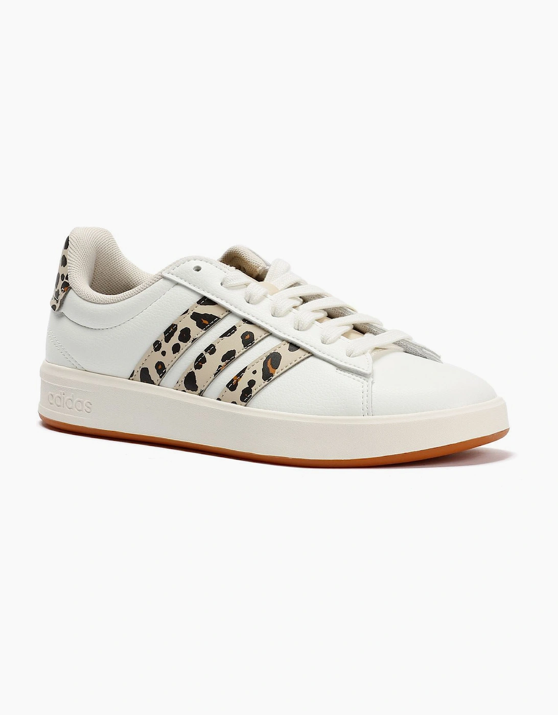 Adidas Grand Court 3.0 Women's Cream/Leopard Trainers