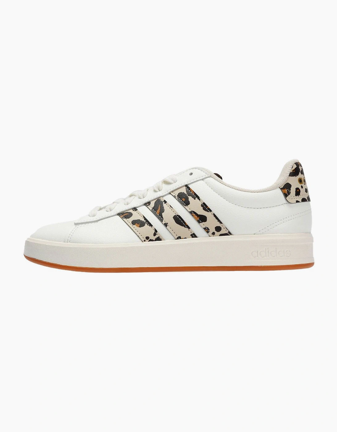 Adidas Grand Court 3.0 Women's Cream/Leopard Trainers
