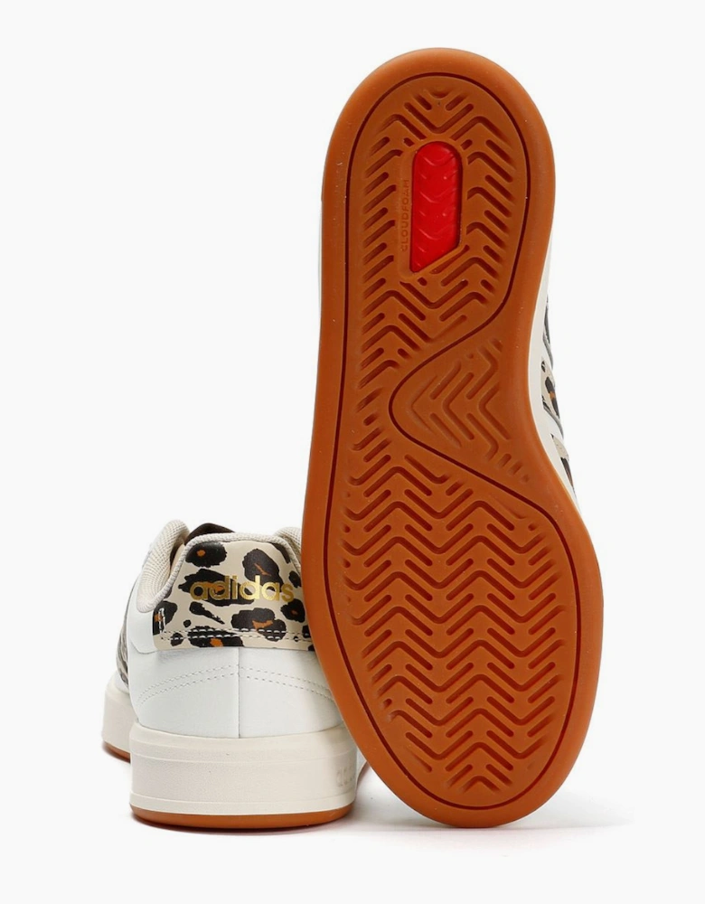 Adidas Grand Court 3.0 Women's Cream/Leopard Trainers