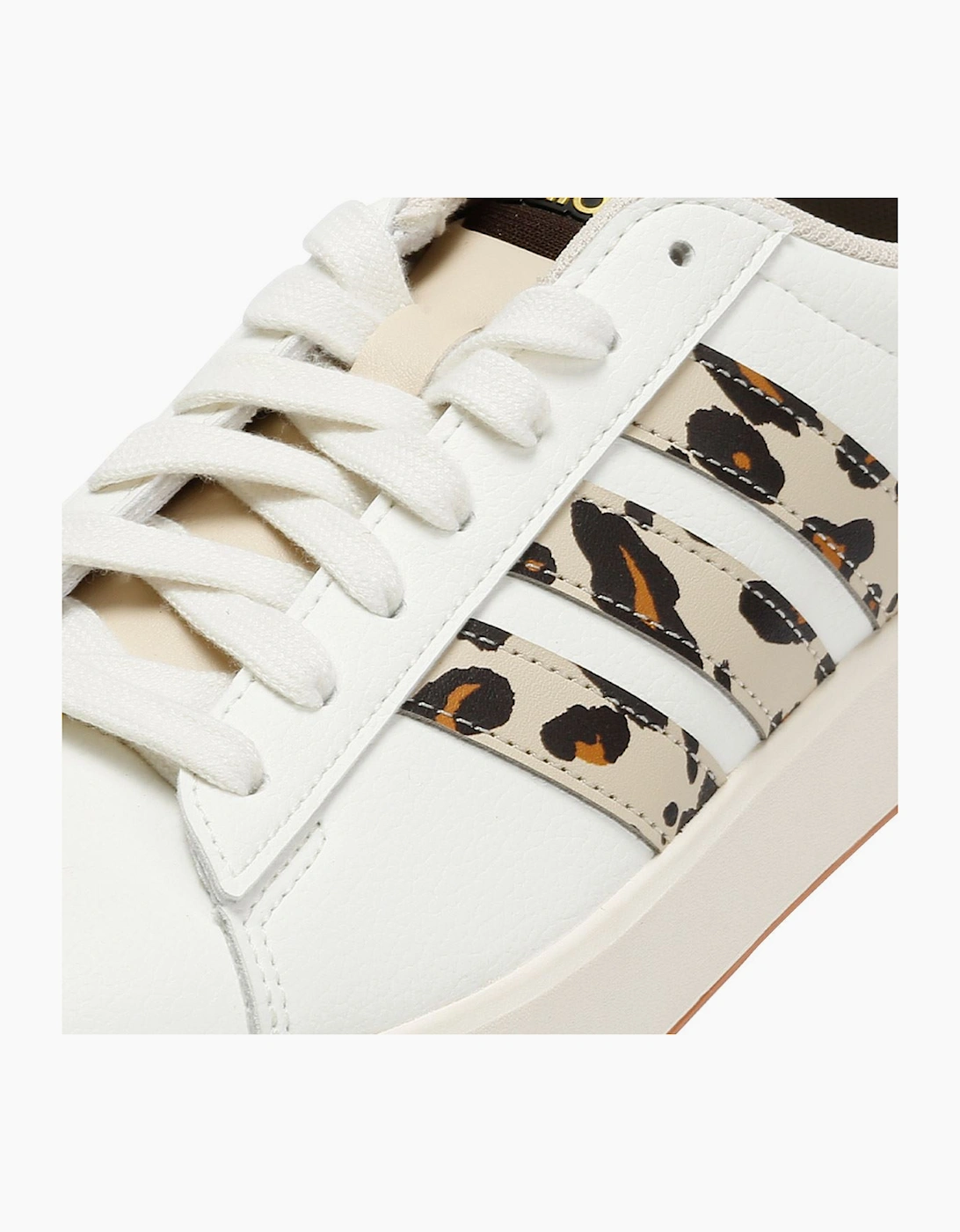 Adidas Grand Court 3.0 Women's Cream/Leopard Trainers