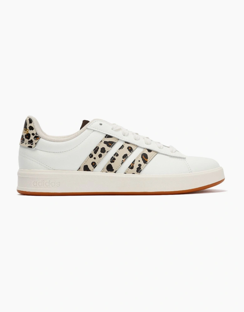 Adidas Grand Court 3.0 Women's Cream/Leopard Trainers