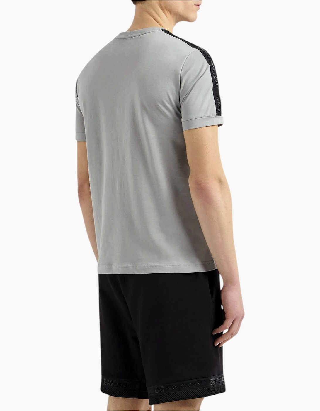 EA7 Emporio Armani Mens 3DPT35 PJ02Z Tape Logo T-Shirt