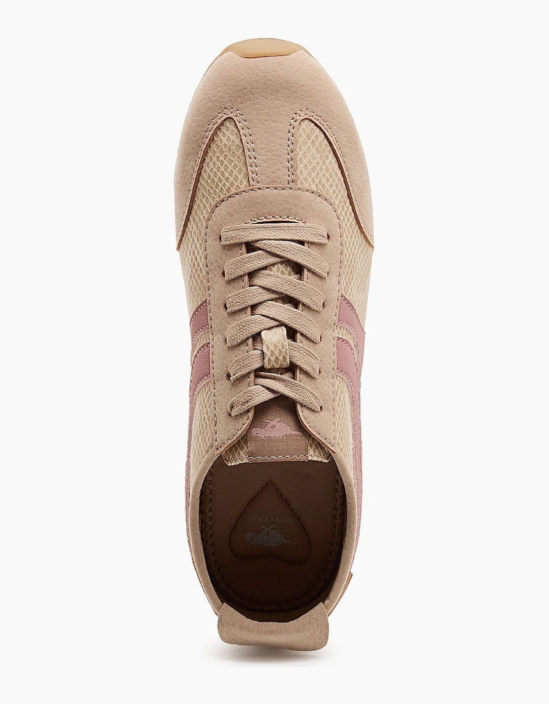 Rocket Dog DESTIN VULC Womens Casual Trainers Tan Snake/Combo
