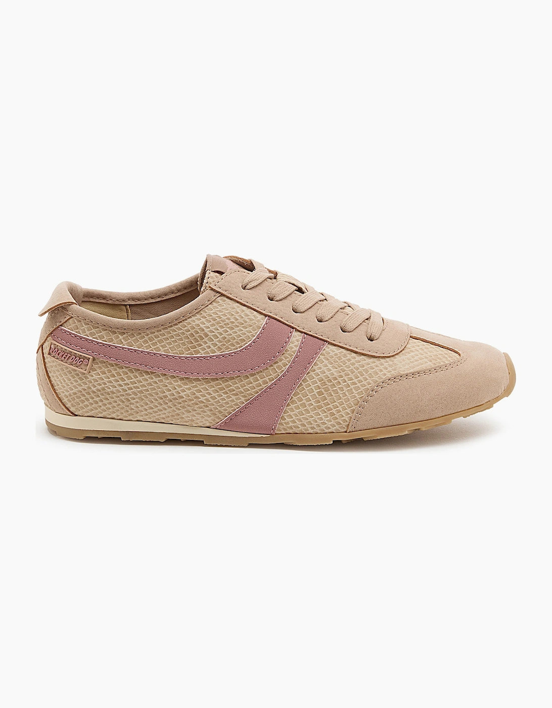 Rocket Dog DESTIN VULC Womens Casual Trainers Tan Snake/Combo, 9 of 8