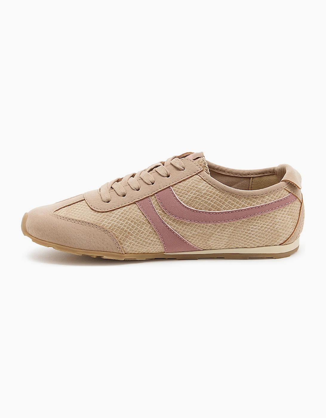 Rocket Dog DESTIN VULC Womens Casual Trainers Tan Snake/Combo