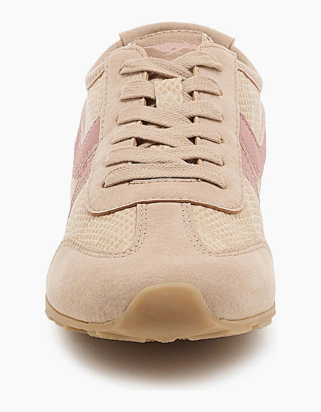 Rocket Dog DESTIN VULC Womens Casual Trainers Tan Snake/Combo