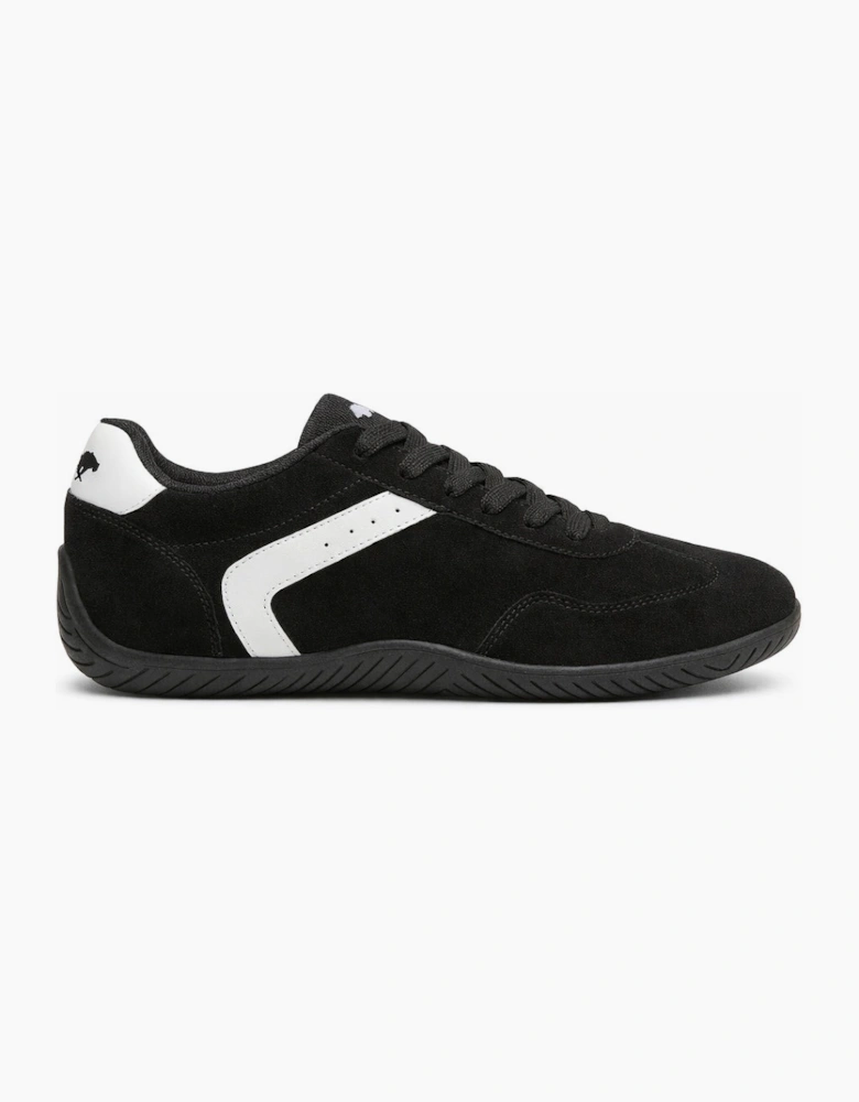 Rocket Dog RACE MICROFIBRE/PU Womens Casual Trainers Black