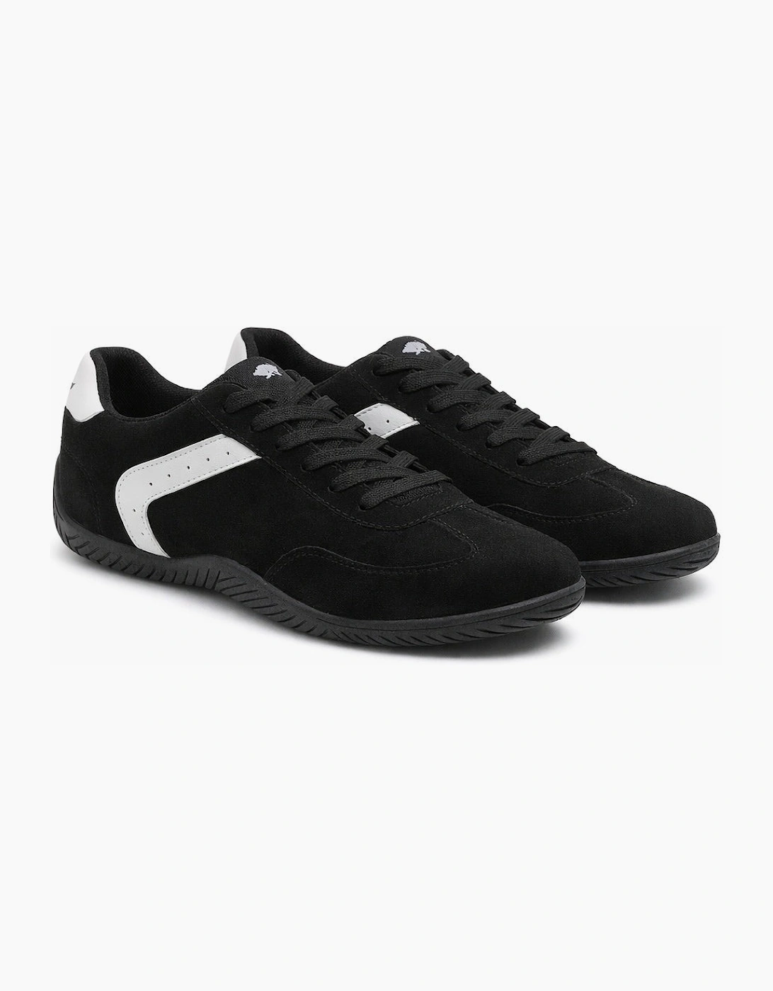 Rocket Dog RACE MICROFIBRE/PU Womens Casual Trainers Black
