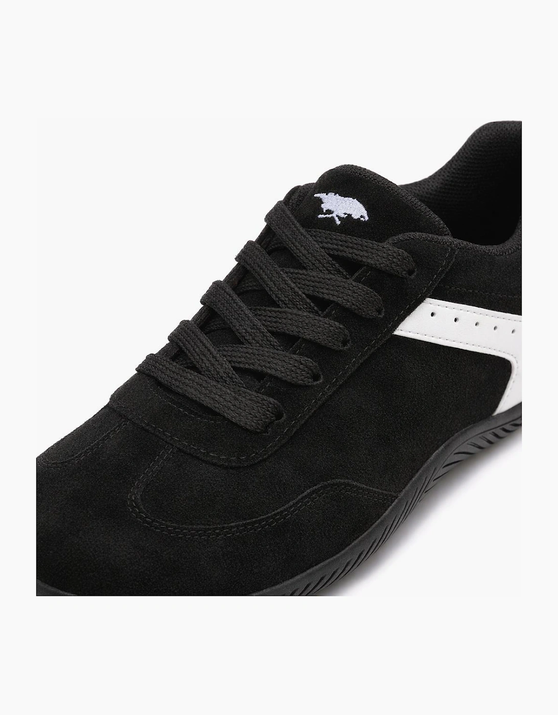 Rocket Dog RACE MICROFIBRE/PU Womens Casual Trainers Black