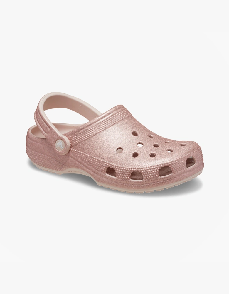 Crocs CLASSIC GLITTER Unisex Adults Clogs Quartz Glitter