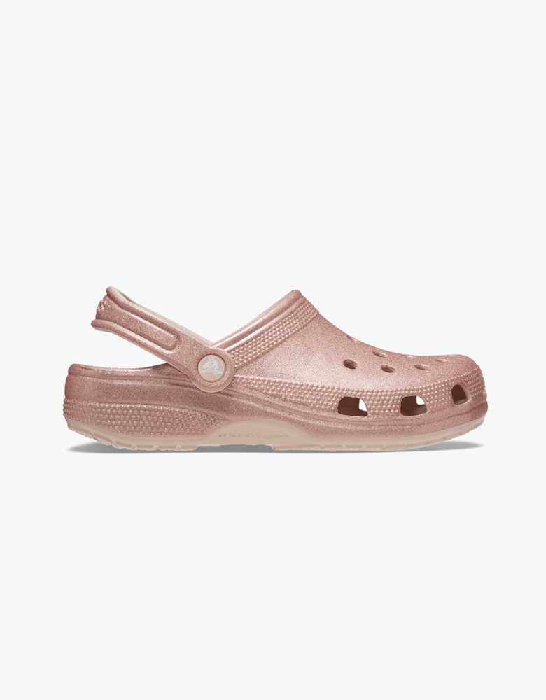 Crocs CLASSIC GLITTER Unisex Adults Clogs Quartz Glitter