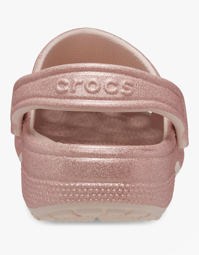 Crocs CLASSIC GLITTER Unisex Adults Clogs Quartz Glitter