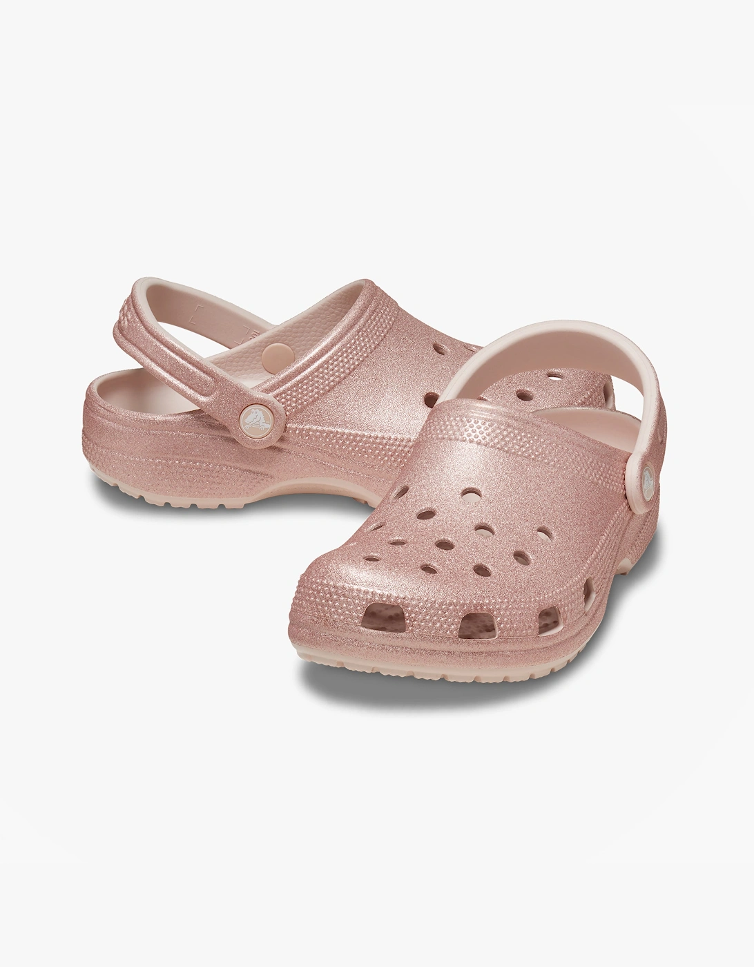 Crocs CLASSIC GLITTER Unisex Adults Clogs Quartz Glitter