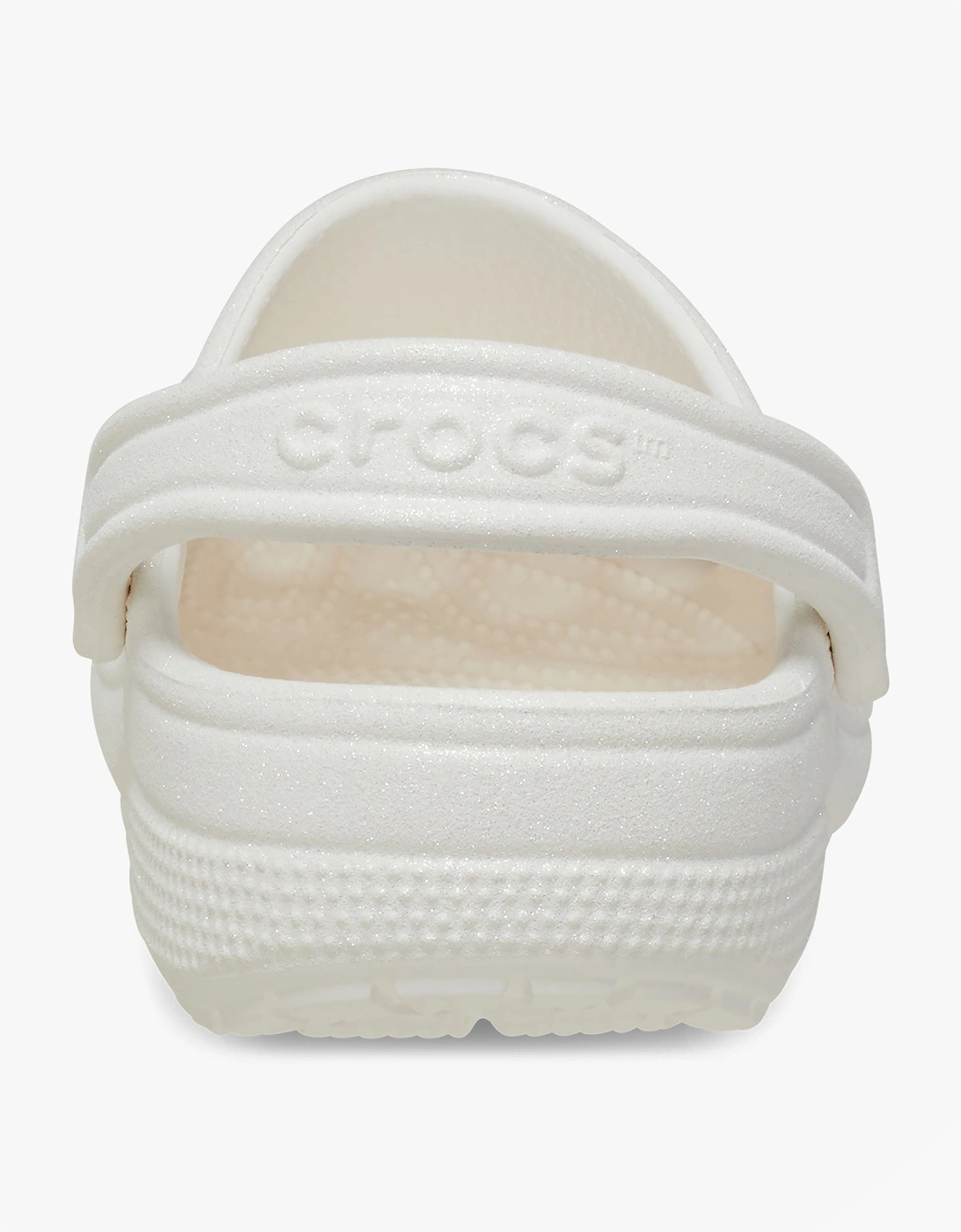 Crocs CLASSIC GLITTER Unisex Adults Clogs White