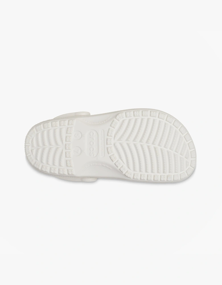 Crocs CLASSIC GLITTER Unisex Adults Clogs White