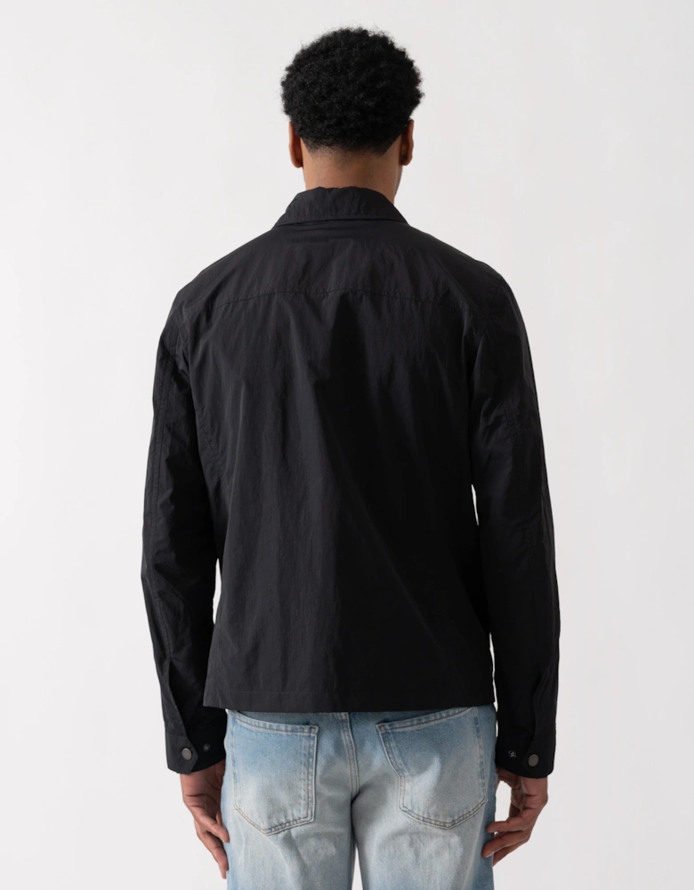 Belstaff Grid Mens Overshirt - Black