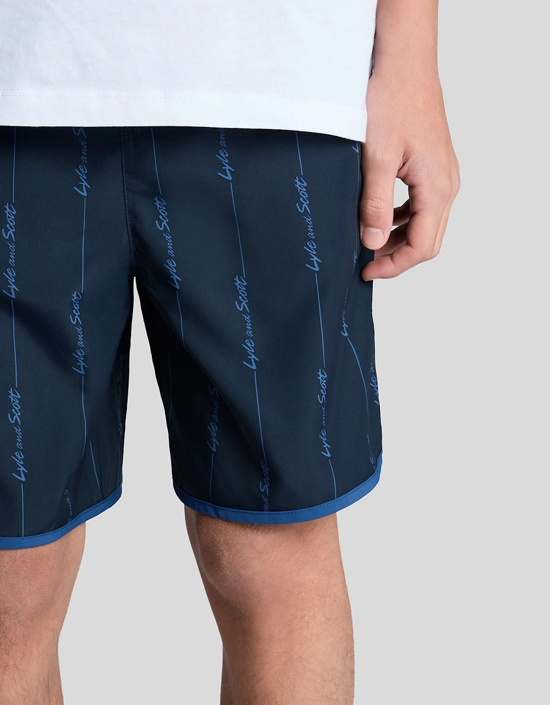 Logo Printed Swim Shorts