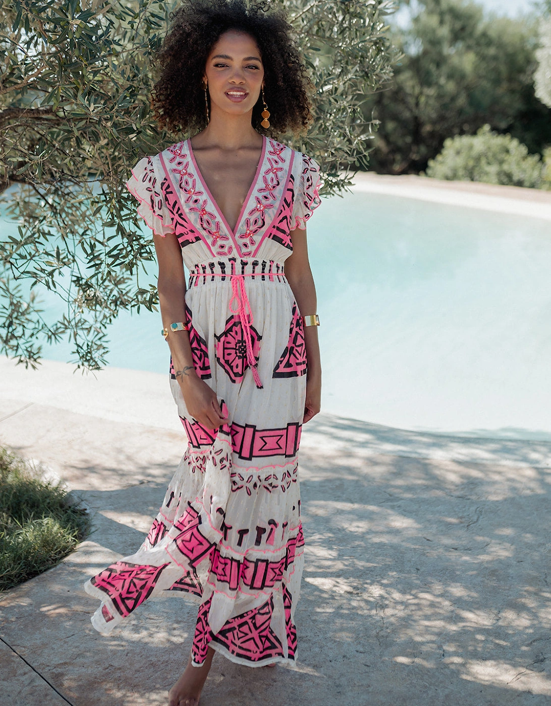 Aztec aura dress