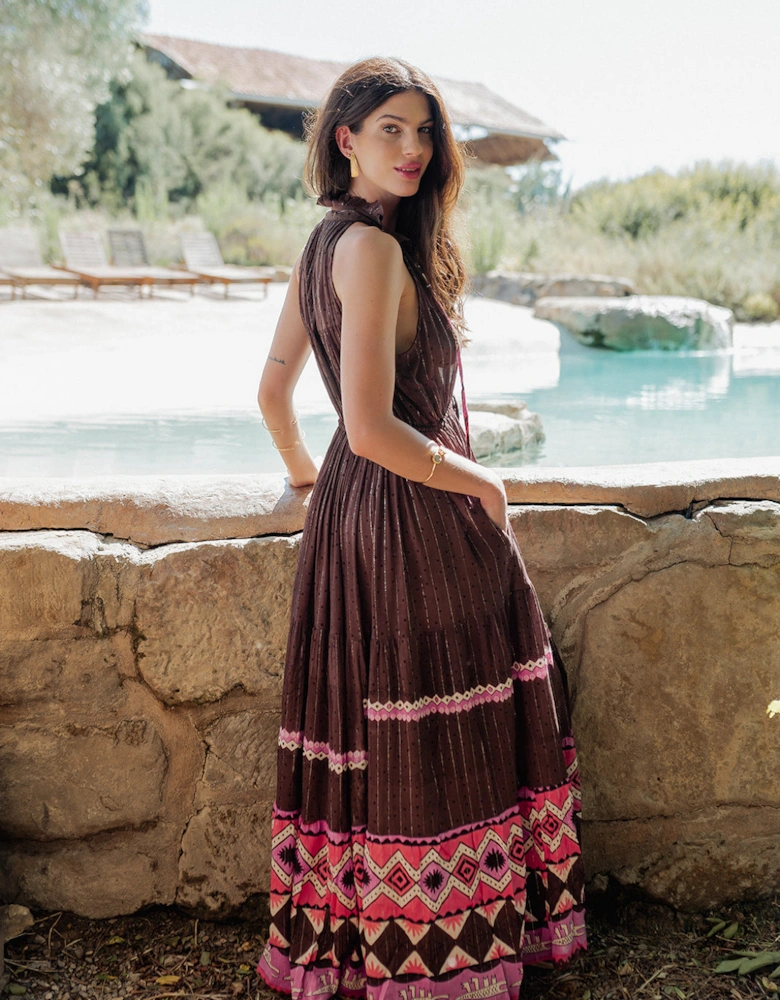 Aztec dusk halter neck