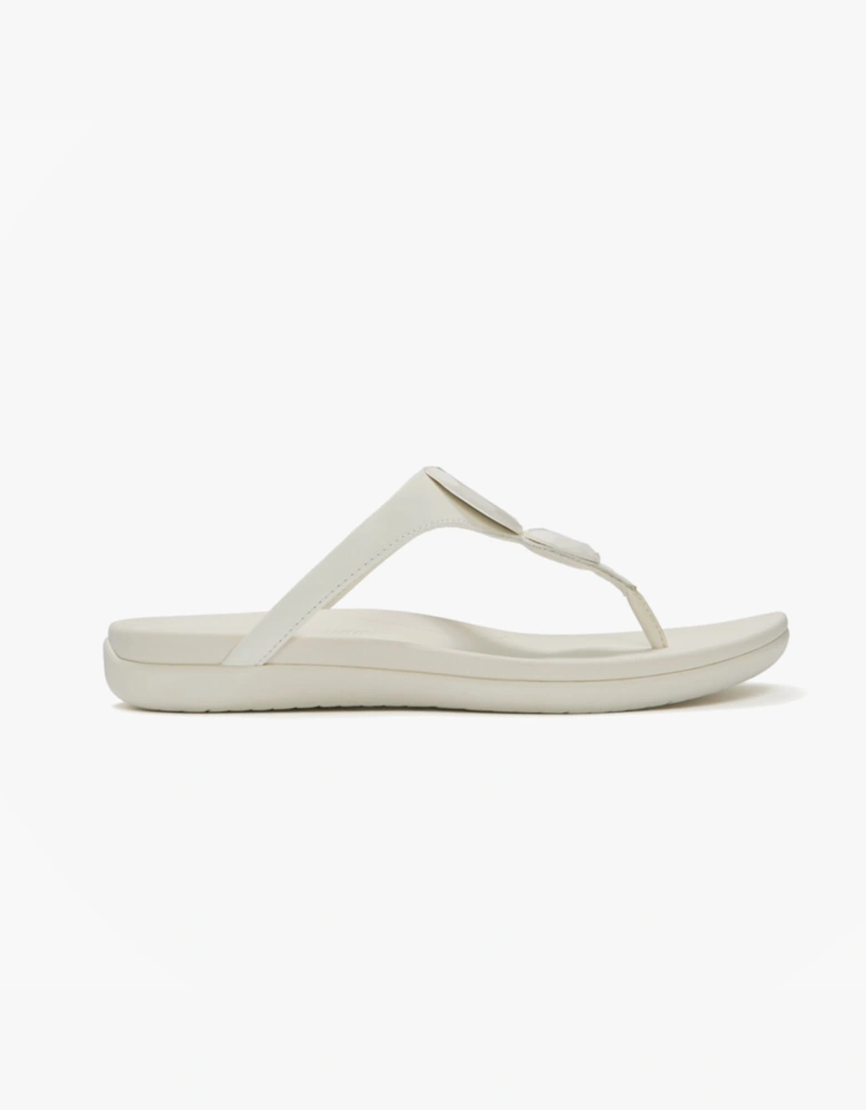 FitFlop SOLAY GLOSSY Womens Flip-flops Cream